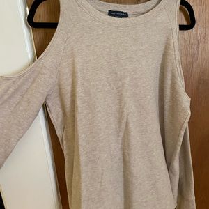 Open shoulder sweater